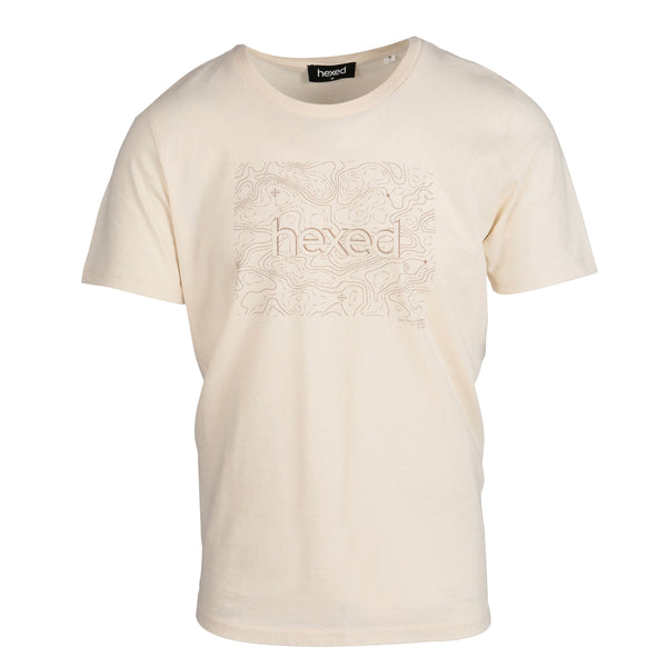 NATURAL CONTOUR MAP PRINT TEE