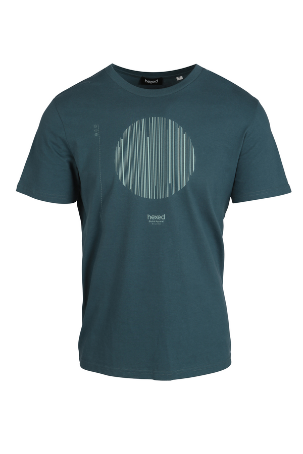 TEAL AUDIO CIRCLE PRINT UNISEX TEE