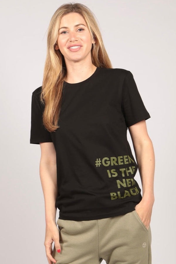 GREEN IS NEW BLACK TEE