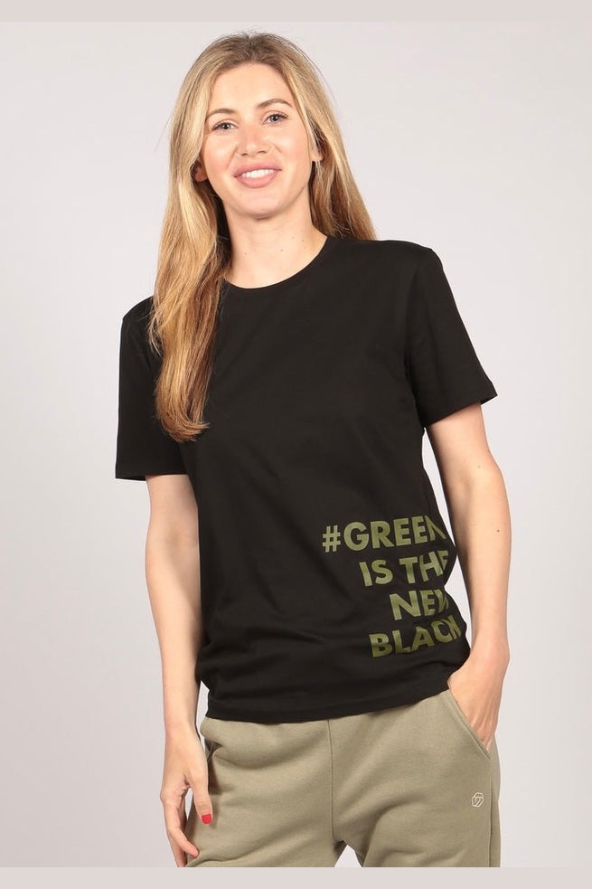 GREEN IS NEW BLACK TEE