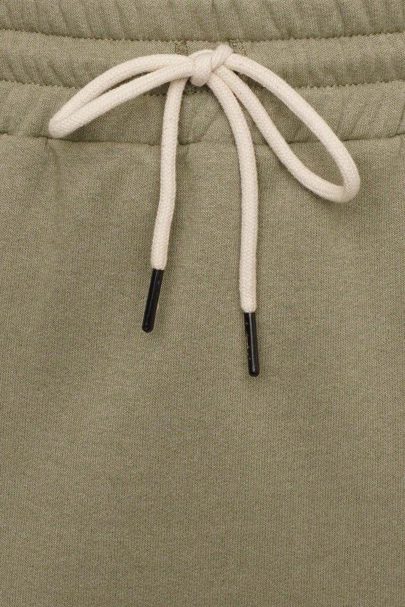 DRAWSTRING SWEAT SKIRT